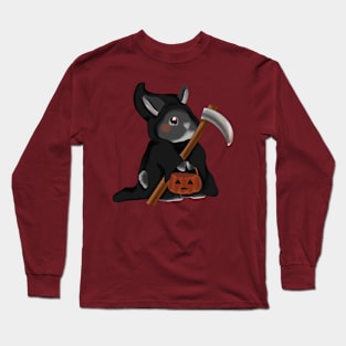 cute grim reaper rabbit _ Bunniesmee Halloween Edition Long Sleeve T-Shirt